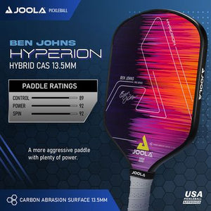 JOOLA Ben Johns Hyperion Hybrid CAS 13.5 Pickleball Paddle
