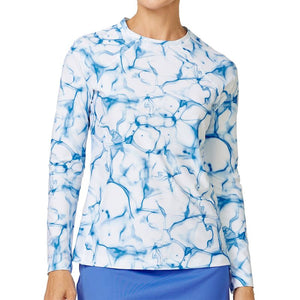 Sofibella Aquatica Raglan Long Sleeve Top