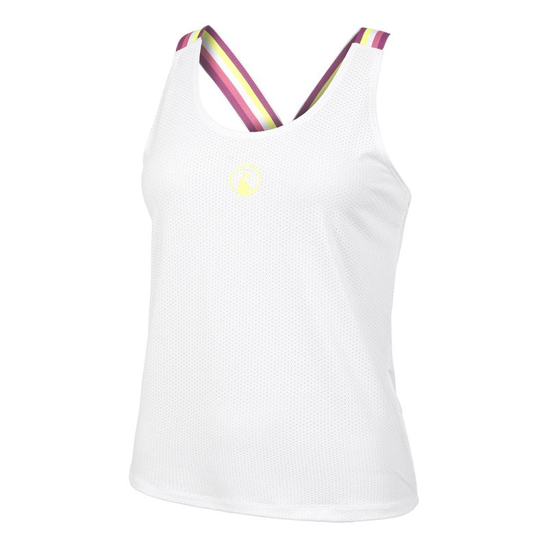 Quiet Please Flashy Retro Serve and Volley Tank Top